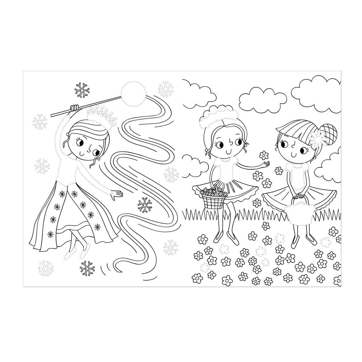 Dress Me Up Colouring & Activity Book - Ballet