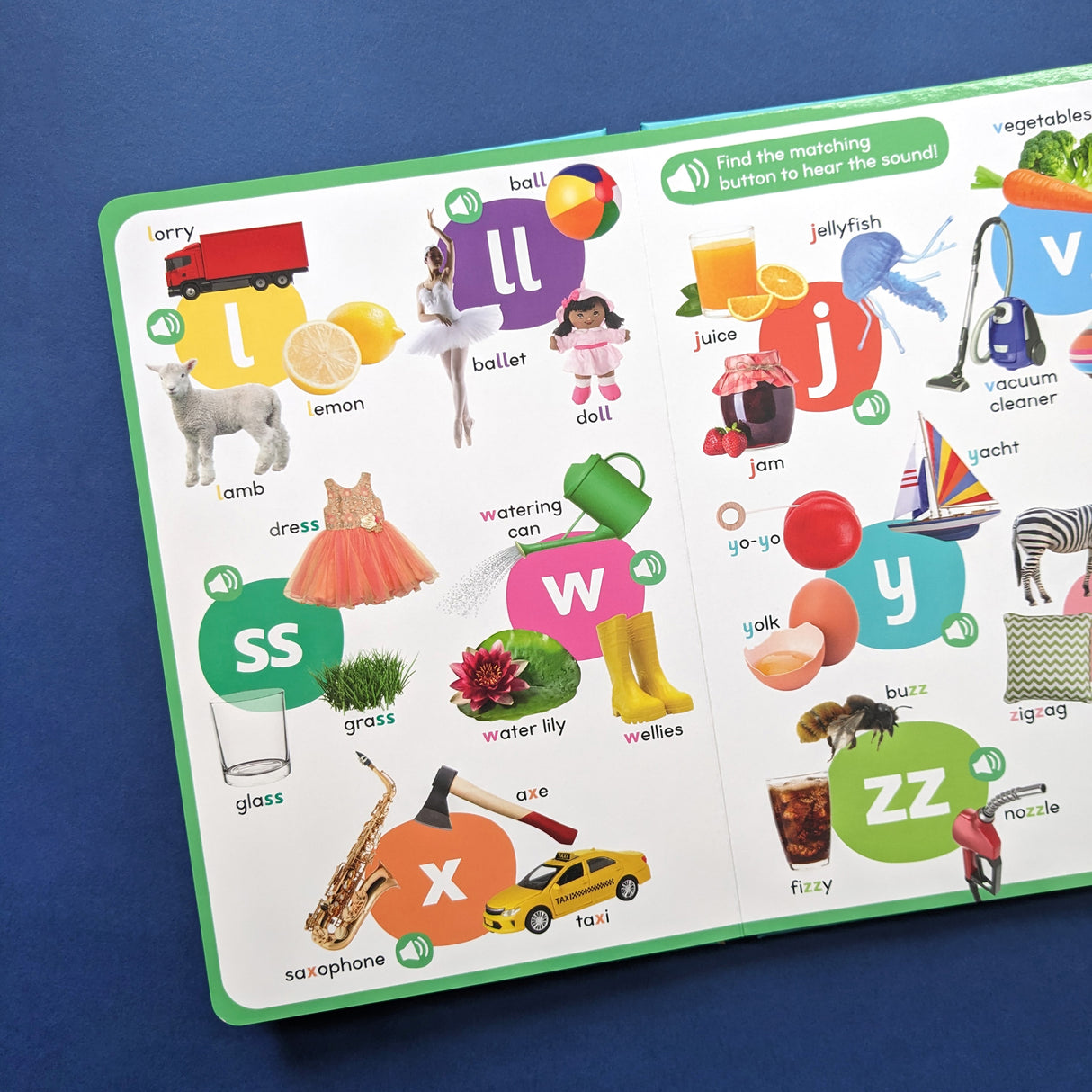 50 First Phonics - Children's 50 Button Sound Book