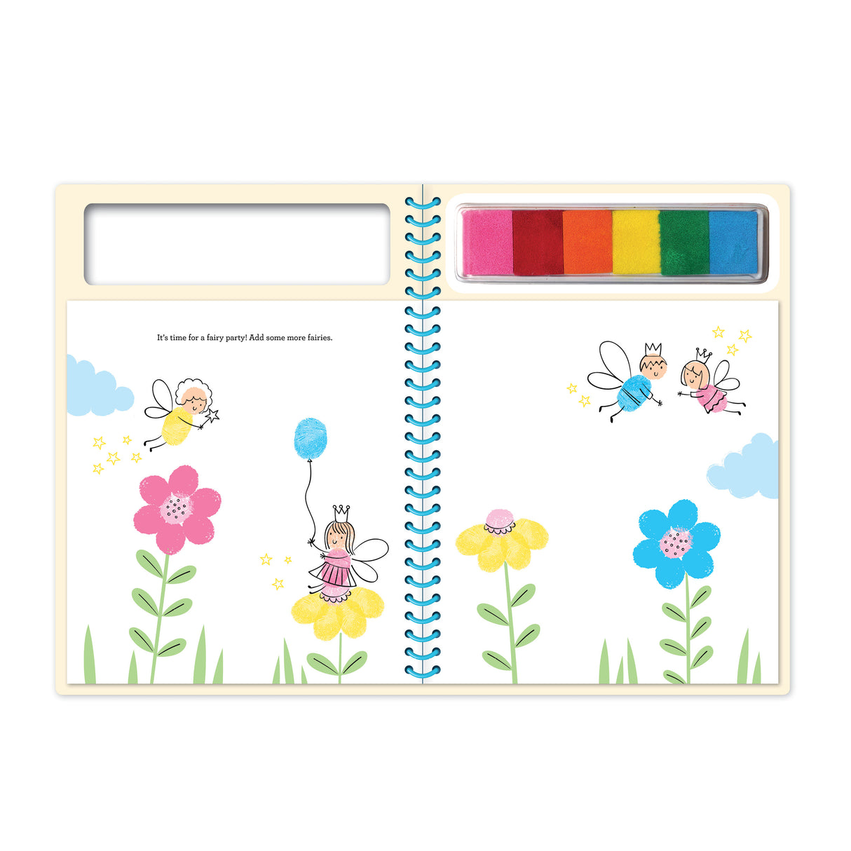 Adventure Fingerprint Activities Book – Comes With 6 Colour Inks