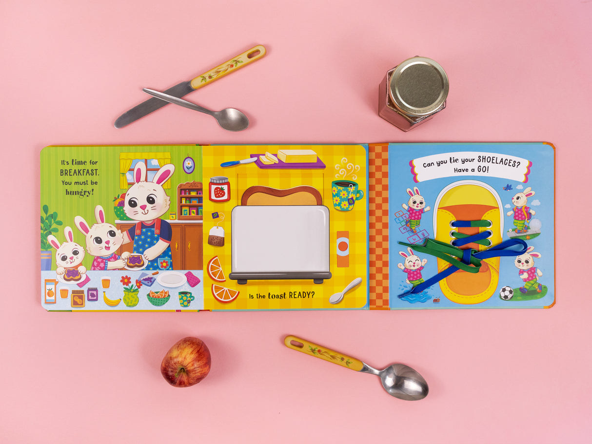 Let’s Get Ready Activity Book – With 5 Sliders to Move and Play