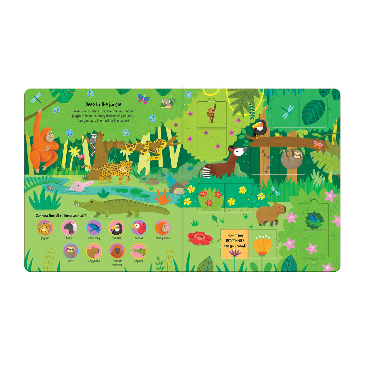 In The Wild - Look, Find & Slide Children’s Book