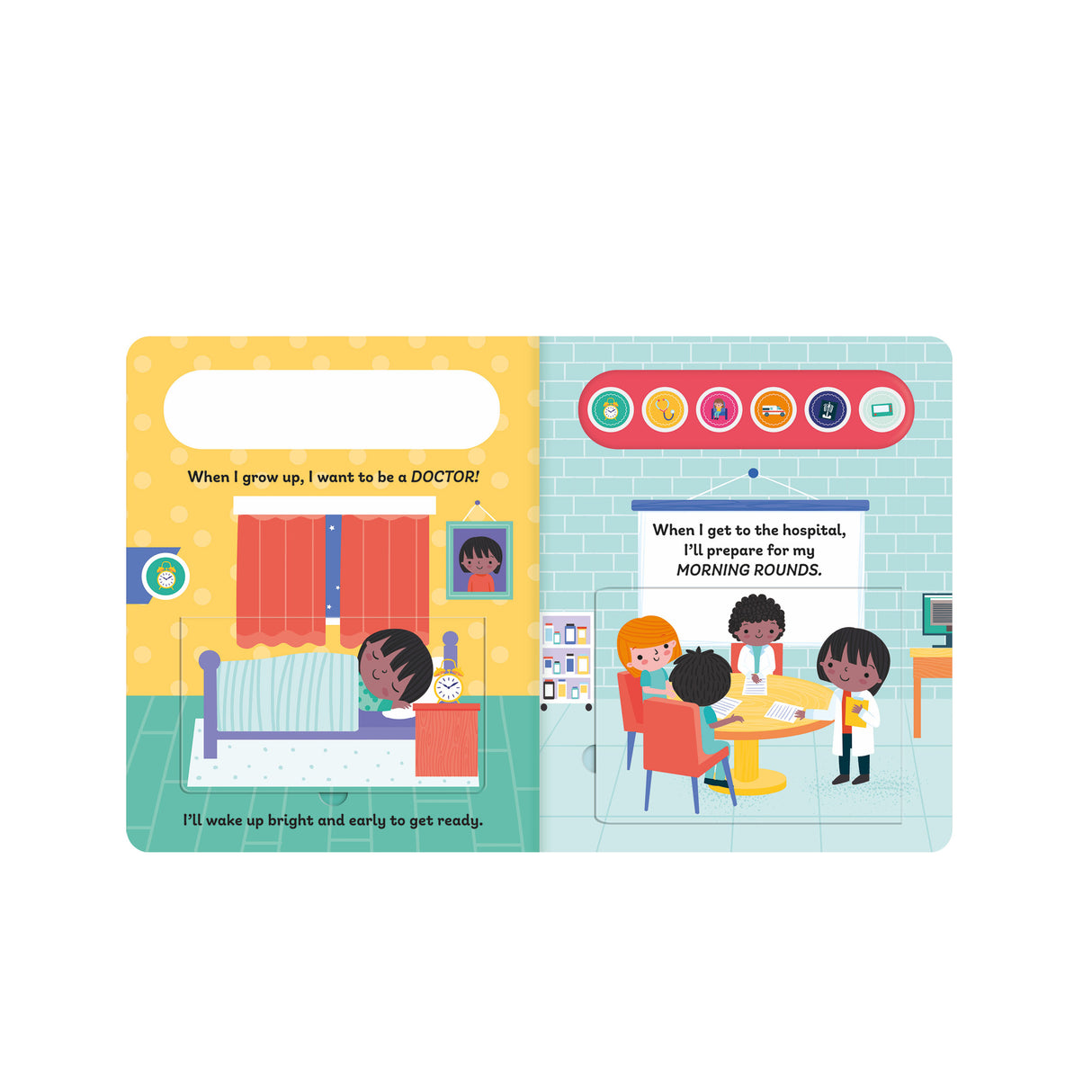 I Want To Be A Doctor – Children’s Light & Sound Lift-the-Flap Book