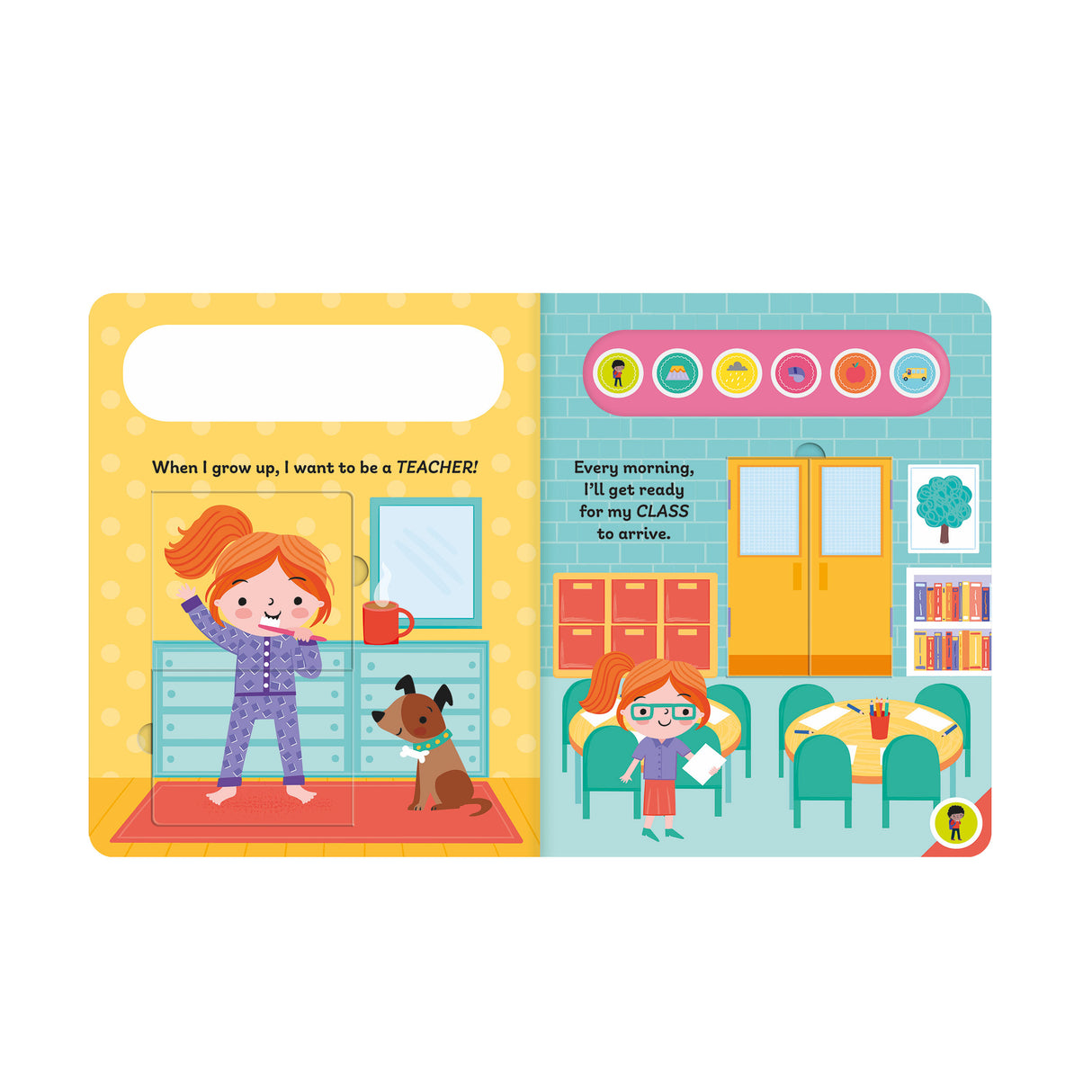 I Want To Be A Teacher – Children’s Light & Sound Lift-the-Flap Book
