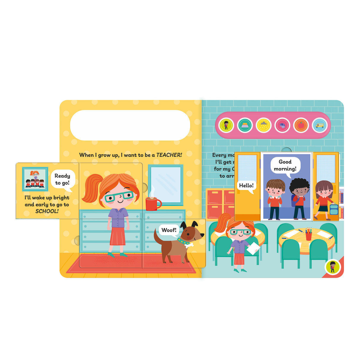 I Want To Be A Teacher – Children’s Light & Sound Lift-the-Flap Book