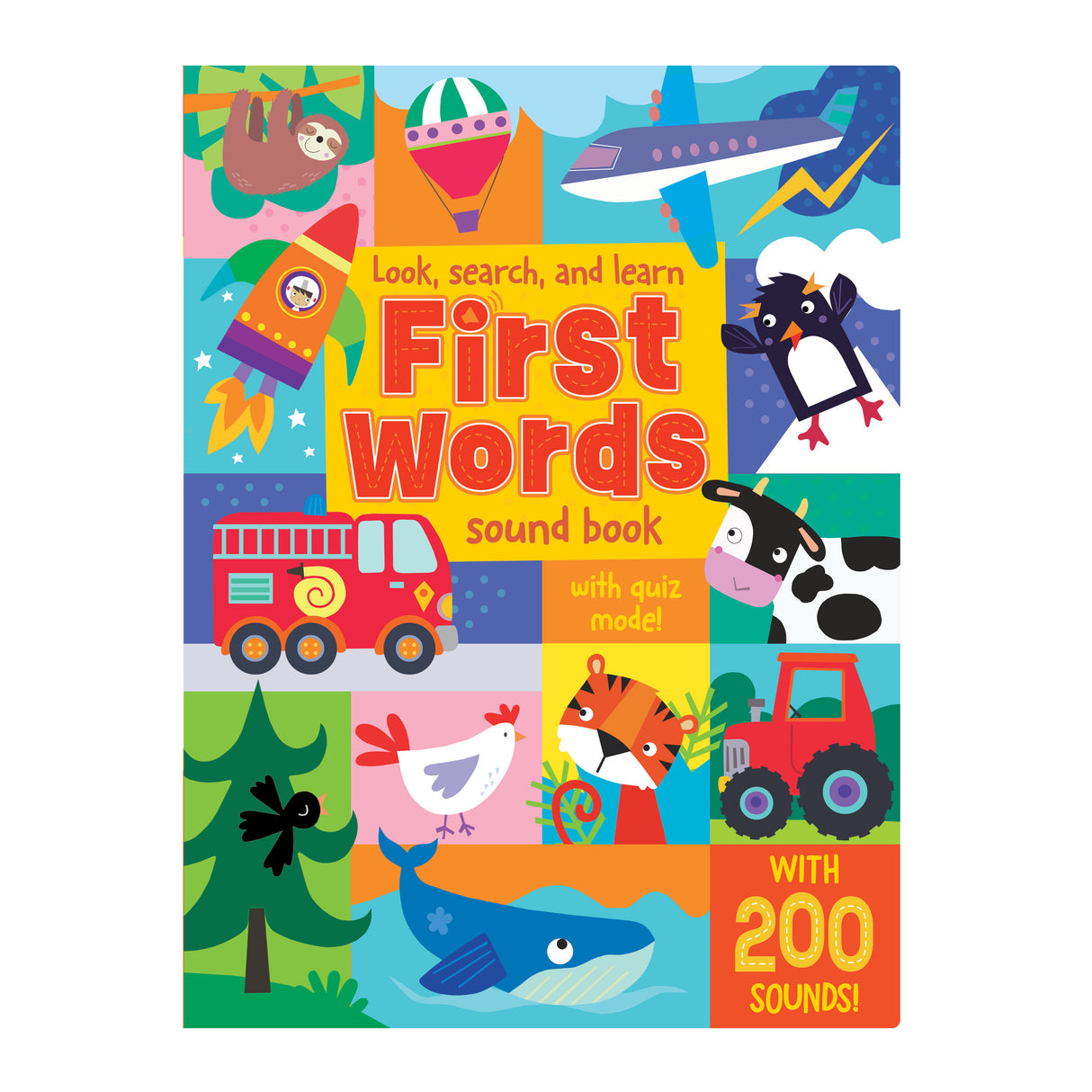 Look, Search and Learn First Words Sound Book - Includes 350 Sounds