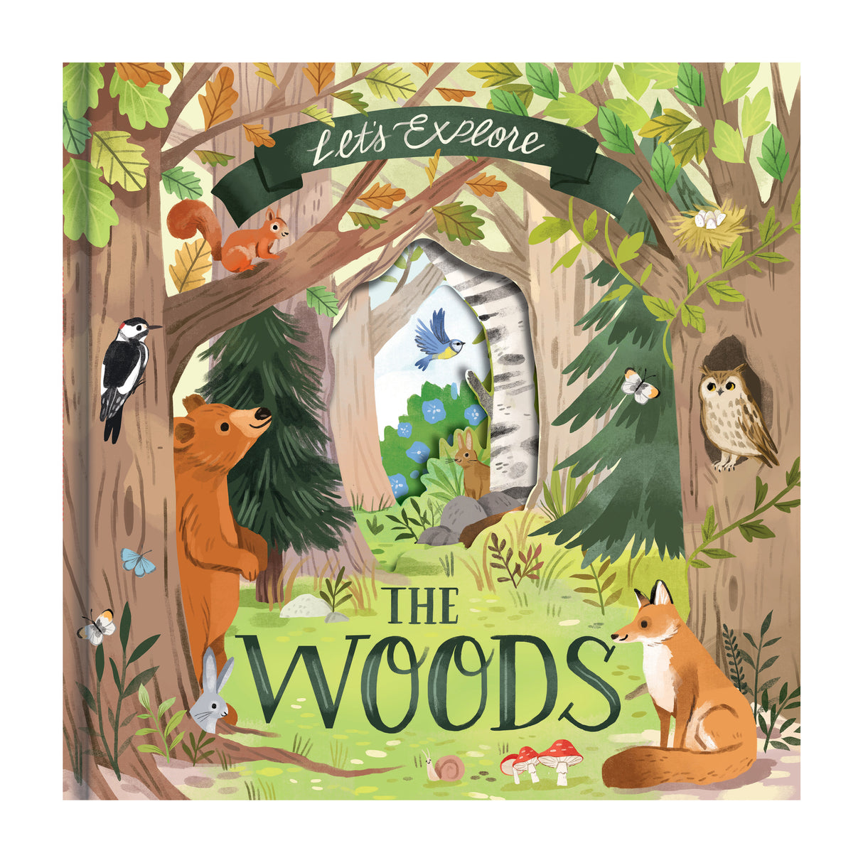 Let's Explore The Woods - Children's Lift-The-Flap Book