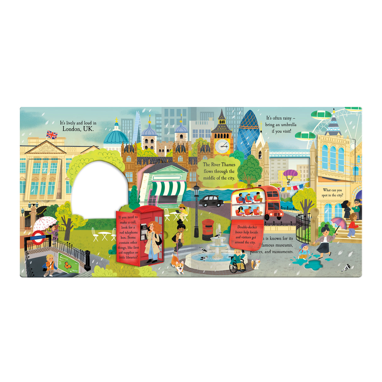 Let's Explore The City - Children's Lift-The-Flap Book