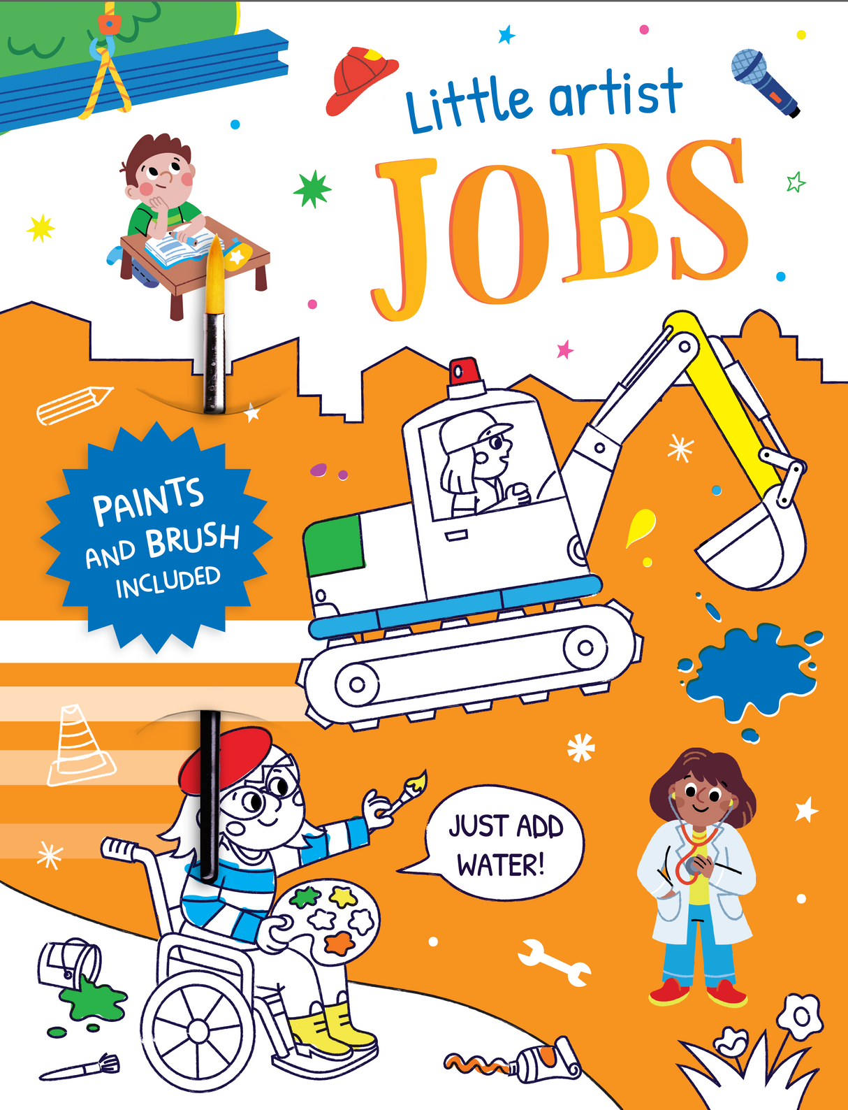 Little Artist Magic Painting Book - Jobs