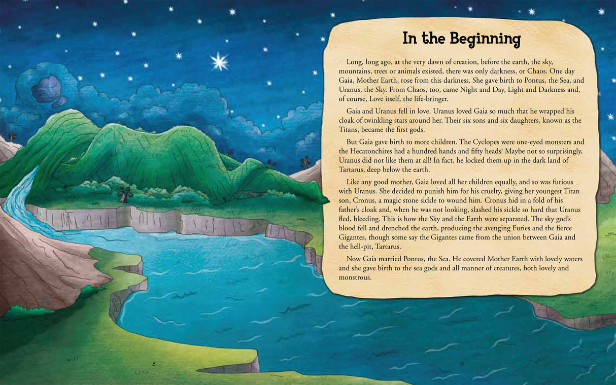 The Big Book of Greek Myths - Illustrated Hardback for Children - Ages 10+