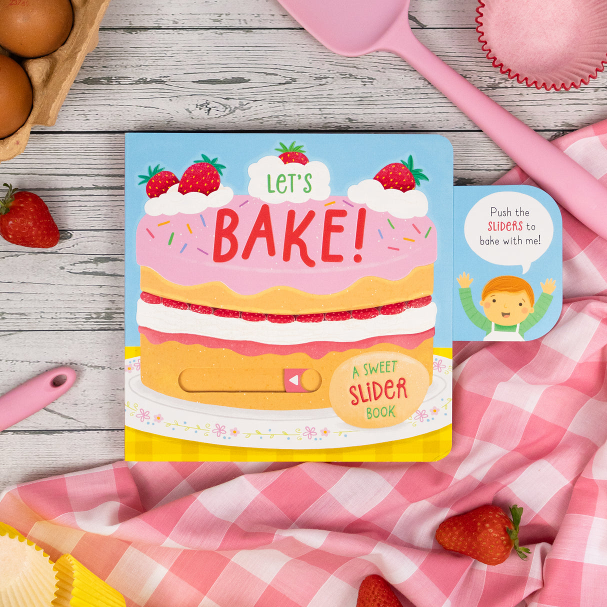 Let’s Bake - A Sweet Slider Book - Interactive Children’s Board Book