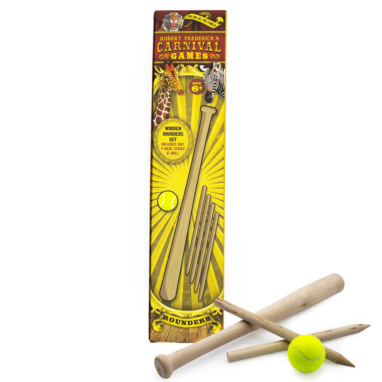 Carnival Games Wooden Rounders Set