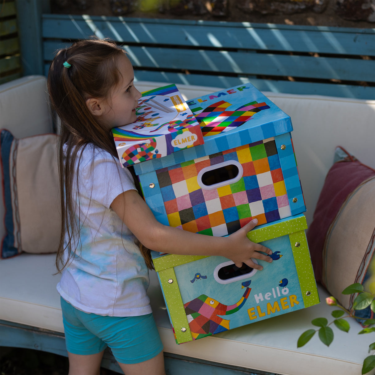 Hello Elmer Collapsible Storage Box
