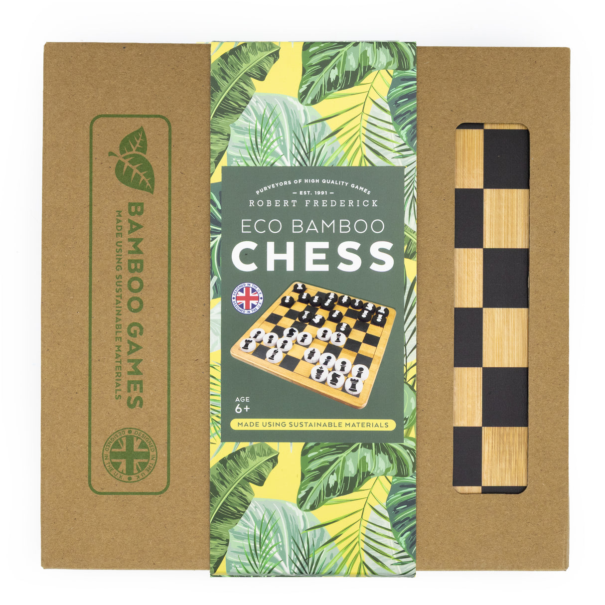 Bamboo Chess Set - Made Using Sustainable Materials