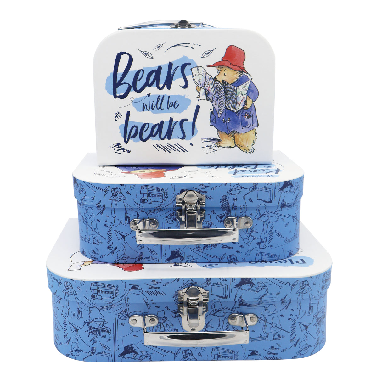 Paddington Children's Triple Carry Case Set