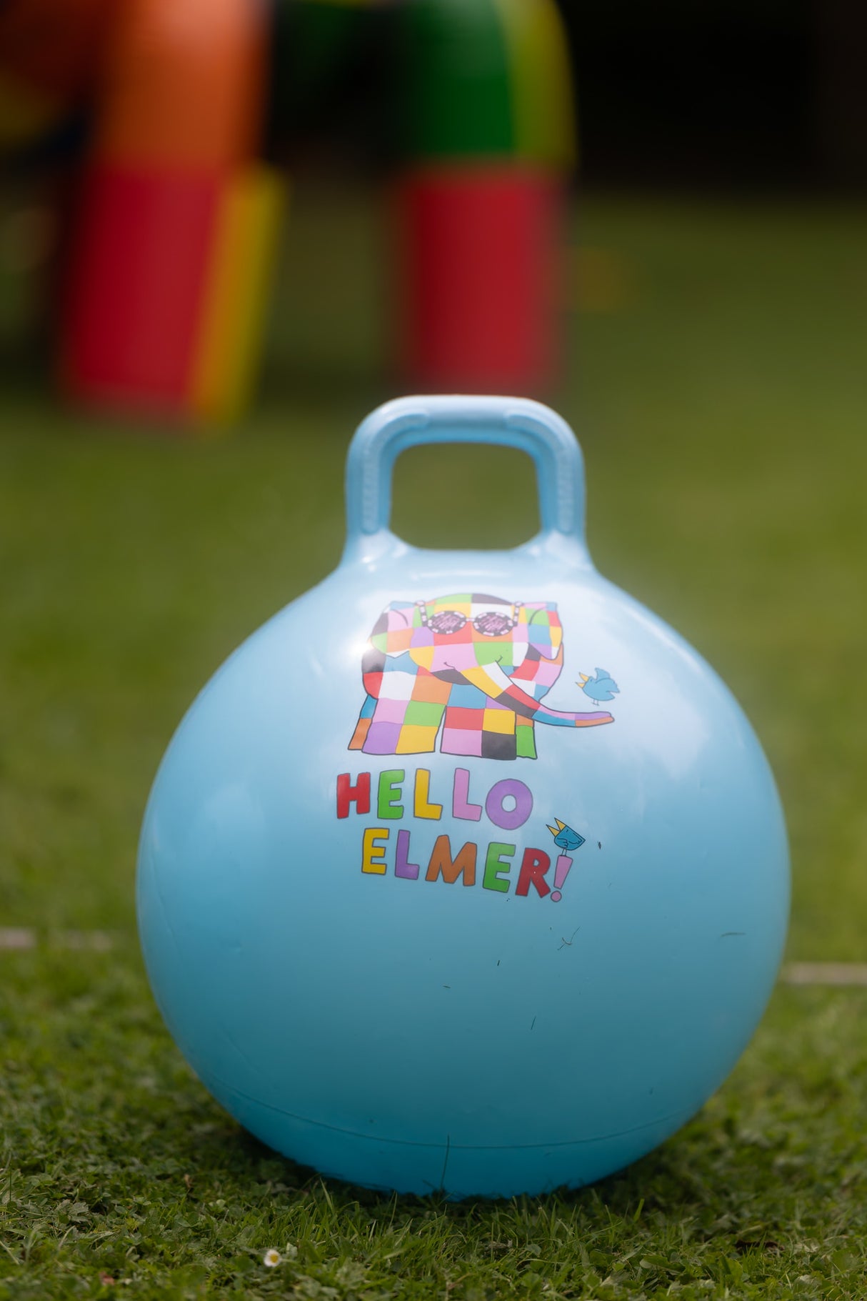 Elmer Kids Space Hopper – Retro Bouncing Fun for Children – Outdoor Active Play