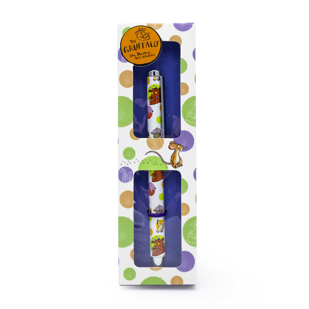 The Gruffalo Ballpoint Pen in Gift Box – Twist Pen with Black Ink – Official Stationery Gift