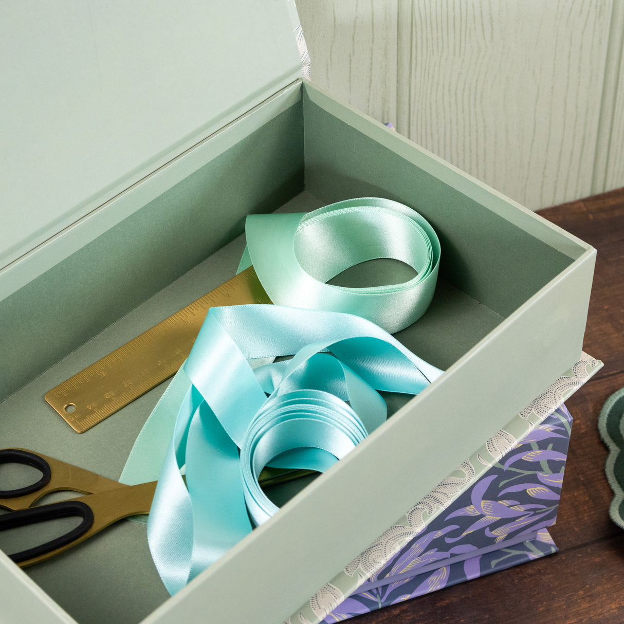 Set of 3 Nesting Storage Boxes - William Morris Designs