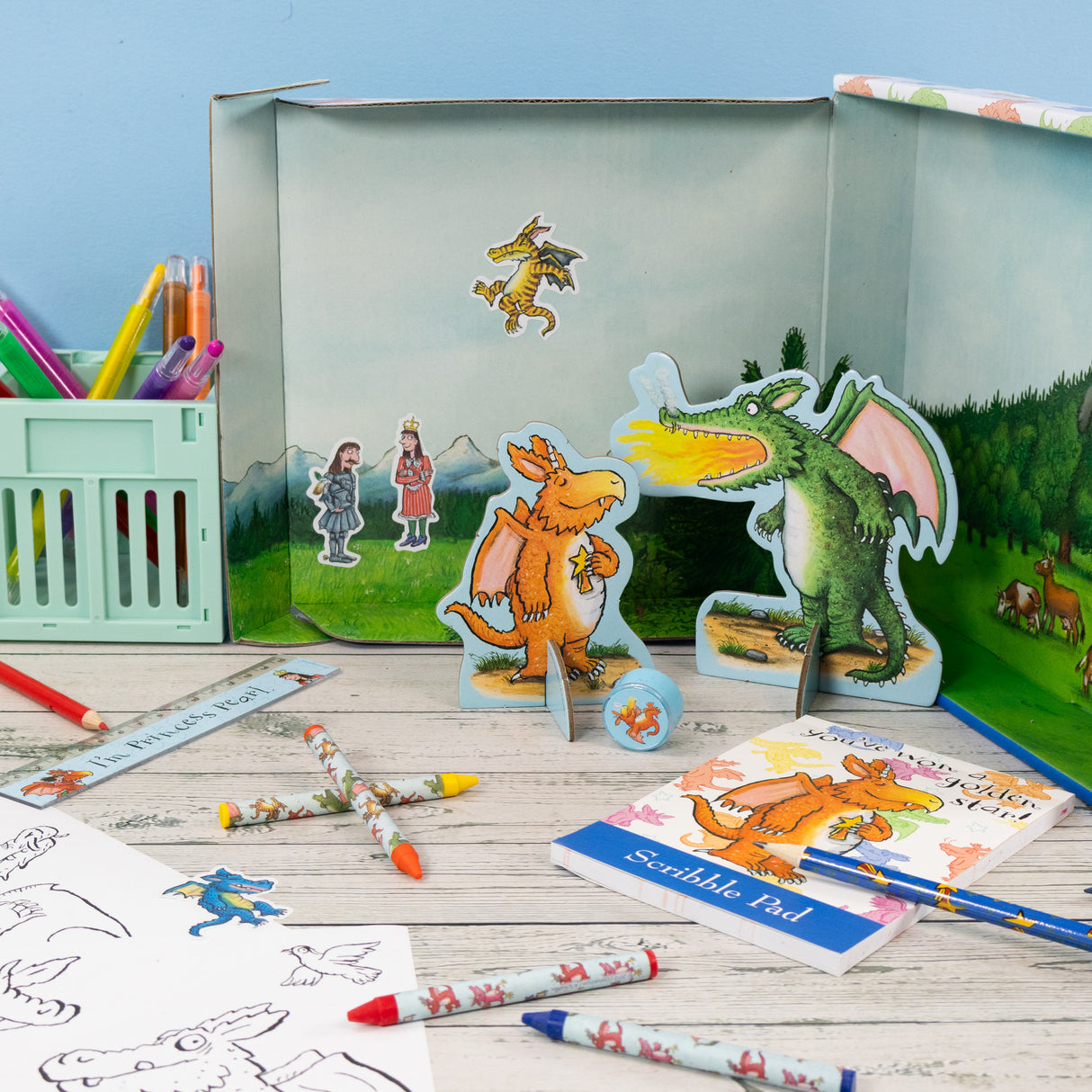 Zog Make & Play Set – Creative Activity Kit with Play Scene