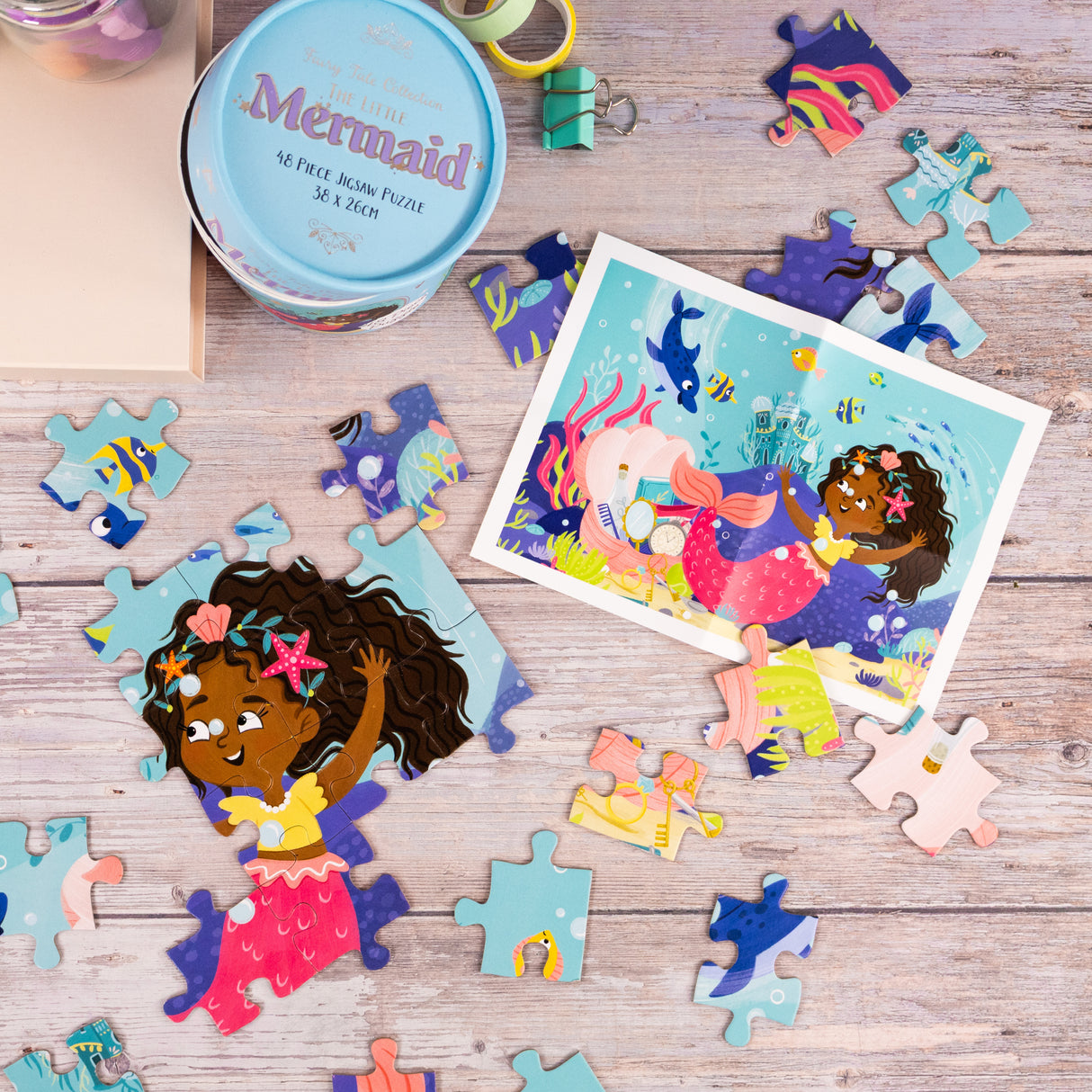 The Little Mermaid Fairy Tale Jigsaw Puzzle - 48 Piece Puzzle