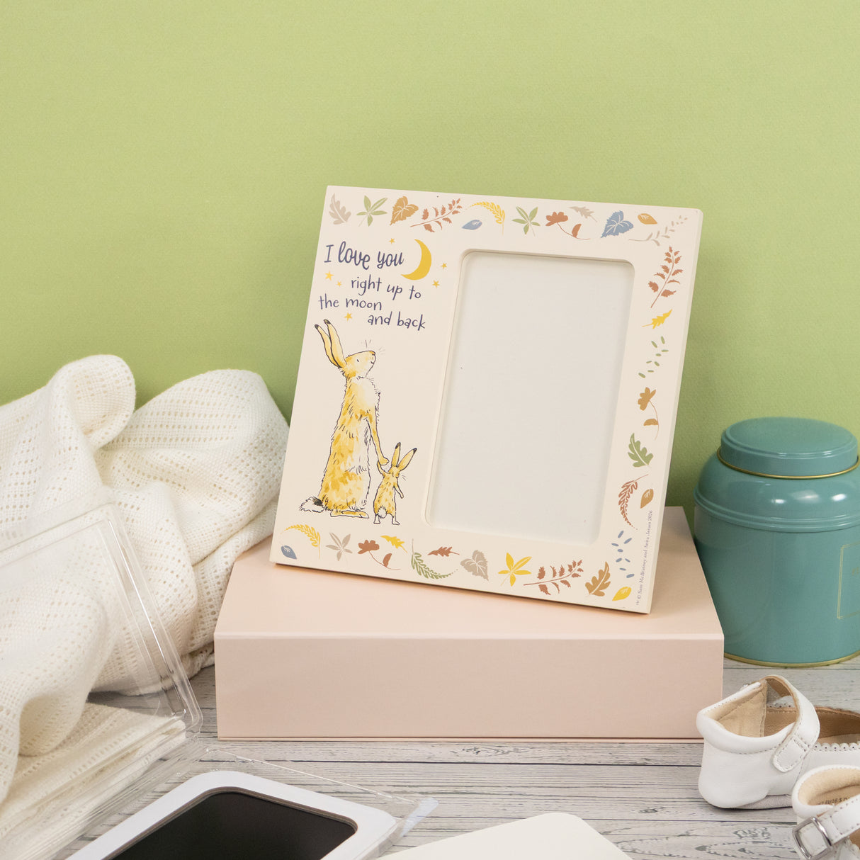 Guess How Much I Love You Hand & Foot Print Kit - Baby Keepsake Frame