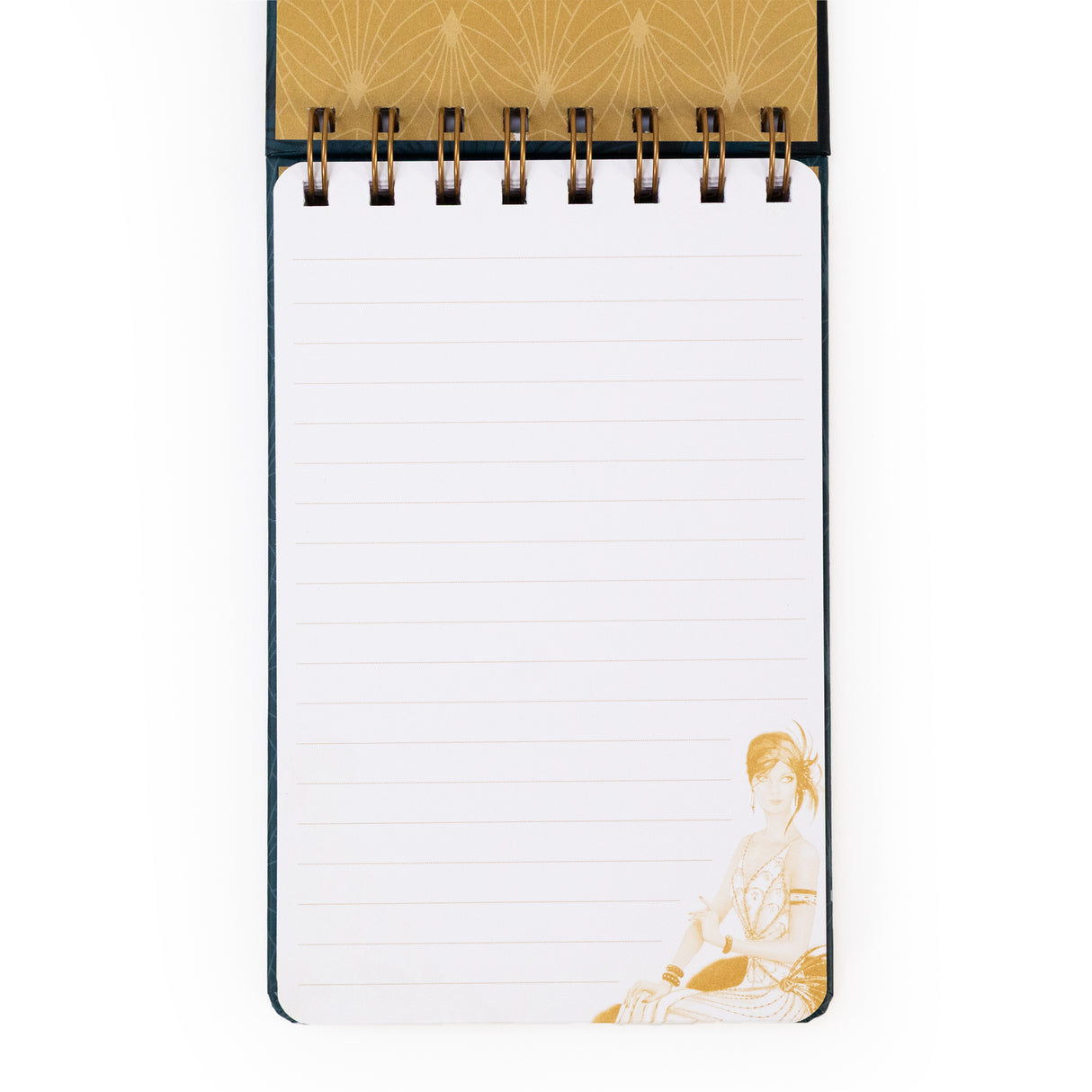 Claire Coxon Art Deco Wired Notepad