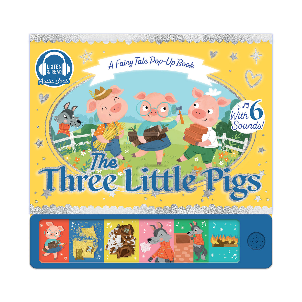 The Three Little Pigs - Children’s Fairy Tale Pop-Up Sound Book