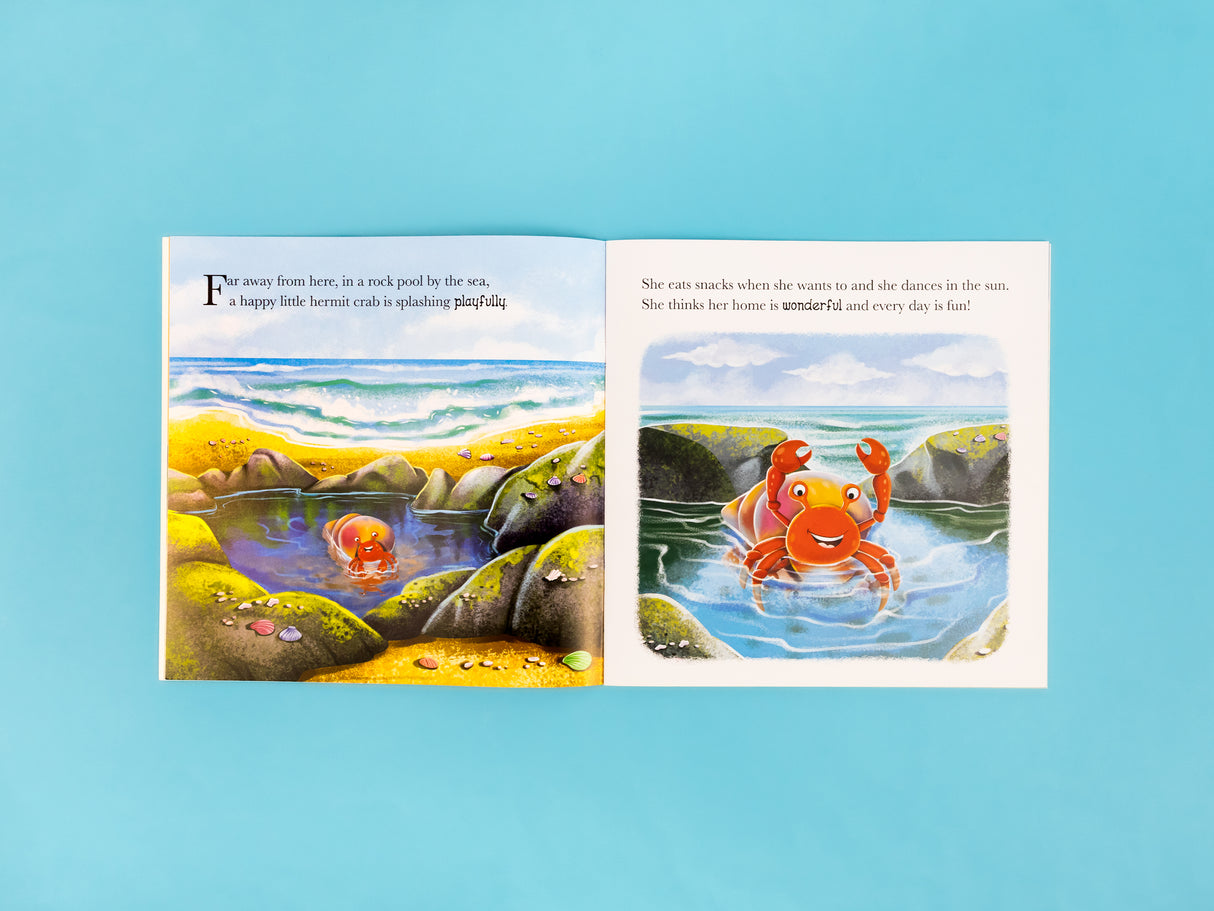 When Crab Feels Calm - Me And My Feelings Children's Paperback Book