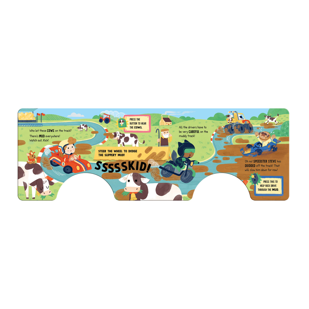 Get Set, Go! Race Car Rally Children’s Sound Book