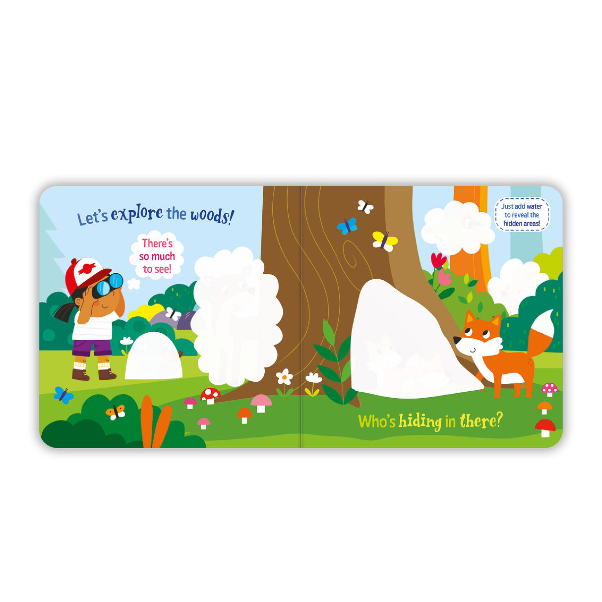 Magic Painting Book – Woods - Mess-Free Water Reveal Board Book