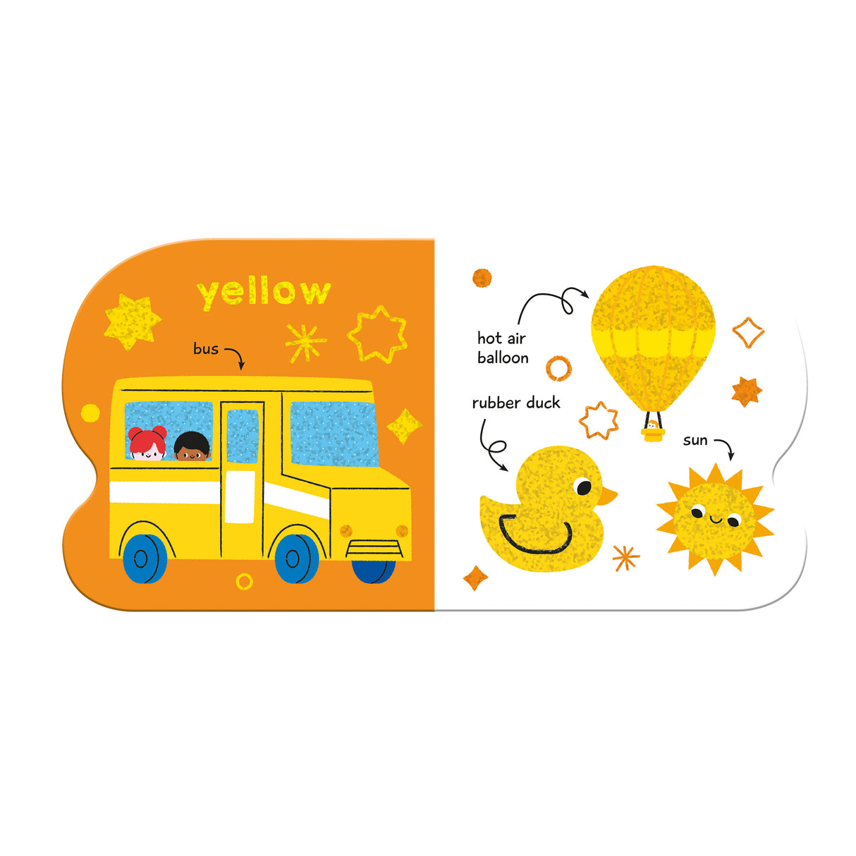 Little Book of First Words – Colours - Sparkly Board Book