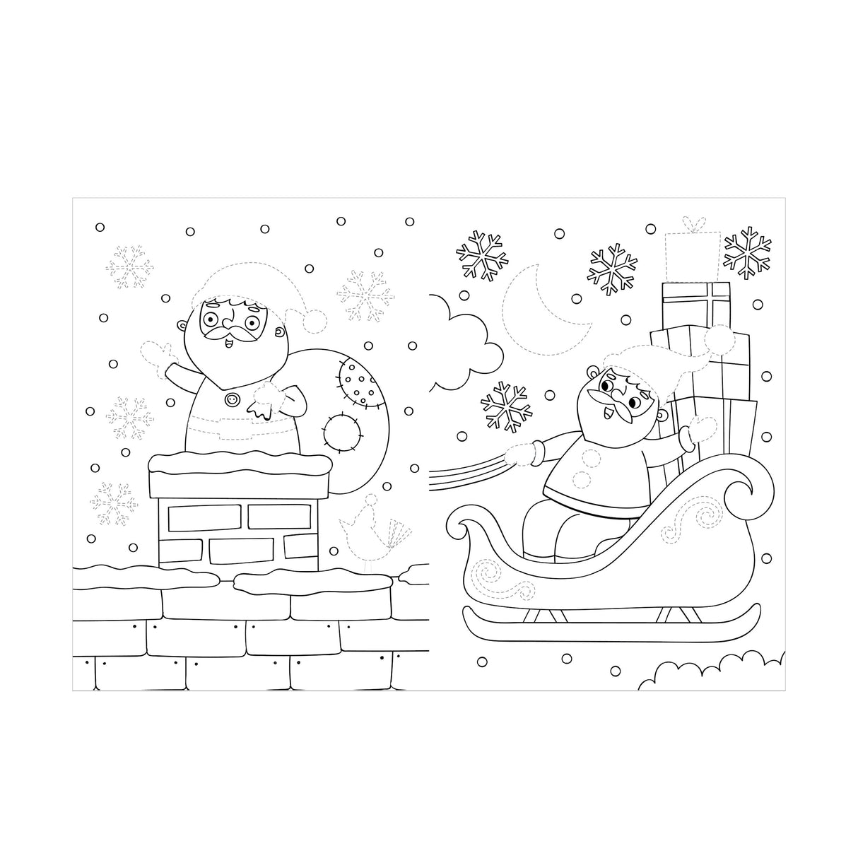 Dress Me Up Colouring & Activity Book – Santa