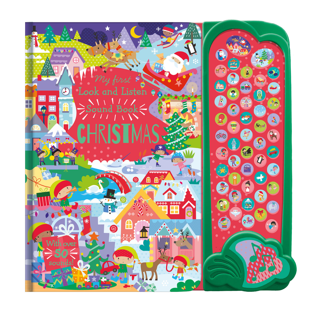 My First Look & Listen Christmas - Interactive 50 Sound Button Book