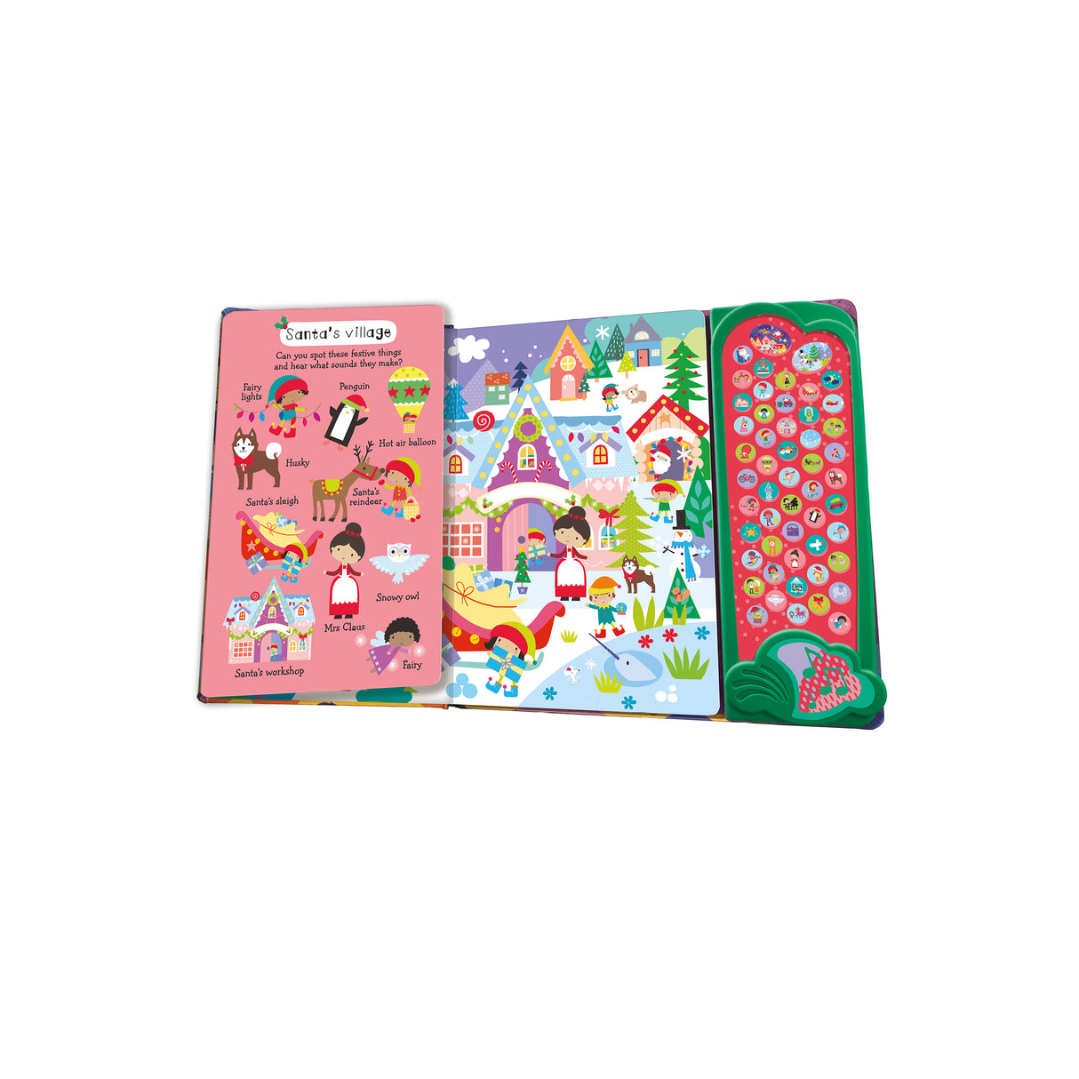 My First Look & Listen Christmas - Interactive 50 Sound Button Book