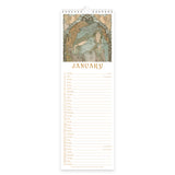 Art Nouveau Slim 2026 Wall Calendar