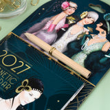Claire Coxon Art Deco Magnetic Planner 2027