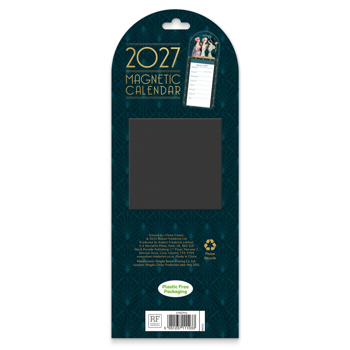 Claire Coxon Art Deco Magnetic Planner 2027