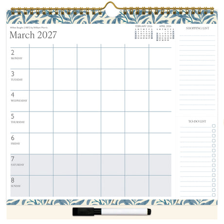 William Morris Family Organiser Calendar 2027