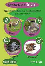 Children's Geography Trivia Flash Cards