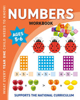 Children's Numbers Workbook – Year One Ages 5 to 6 Years
