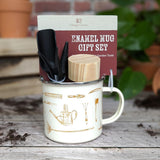 Orange Grove Mini Garden Tools and Enamel Mug