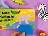Buggy Book with Felt Flaps – On Safari