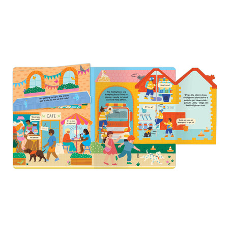 Sounds in the Town - Lift-the-Flap Sound Book for Children