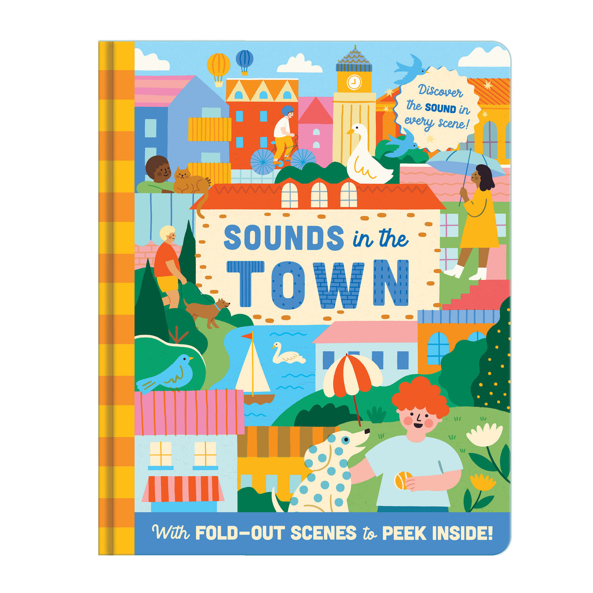 Sounds in the Town - Lift-the-Flap Sound Book for Children