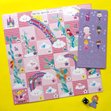 Fairy Tales Board Game Set - Includes 2 Games and Activity Book