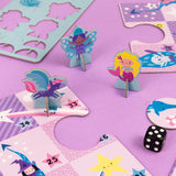 Magical Creatures Board Game Set - Includes 2 Games and Activity Book