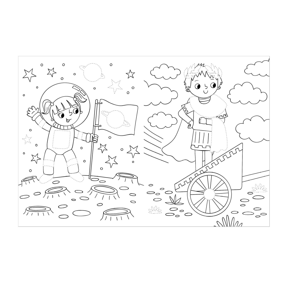 Dress Me Up Colouring & Activity Book - Costumes