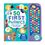 50 First Phonics - Children's 50 Button Sound Book