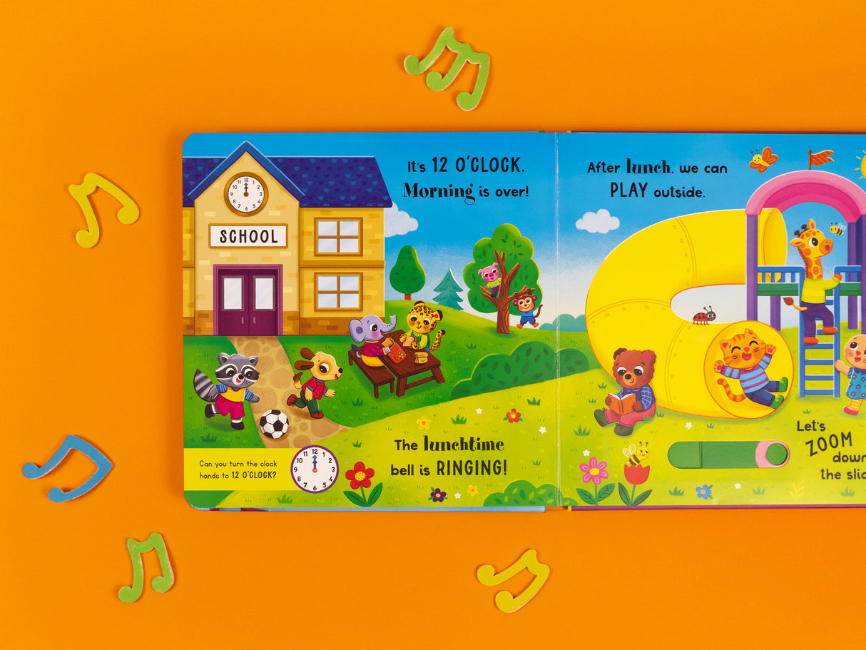 Let’s Tell The Time Activity Book - With 5 Sliders to Move and Play