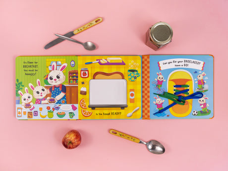 Let’s Get Ready Activity Book –  With 5 Sliders to Move and Play