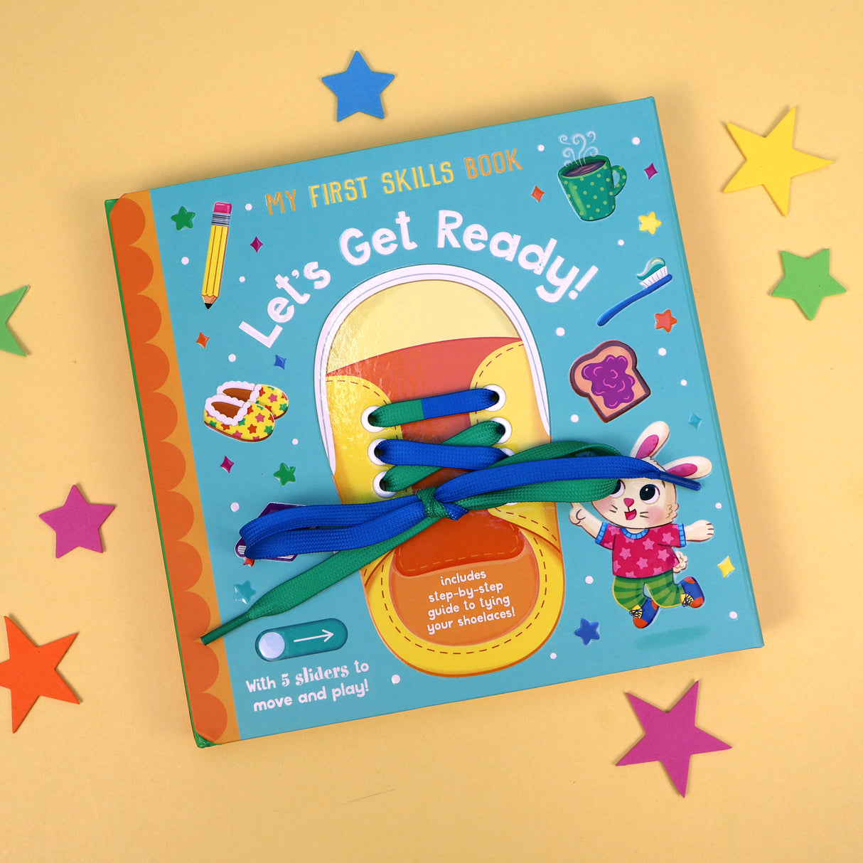 Let’s Get Ready Activity Book –  With 5 Sliders to Move and Play